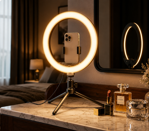 26cm Ring Light & Tripod Stand