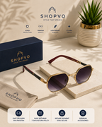 Crimson Edge Sunglasses