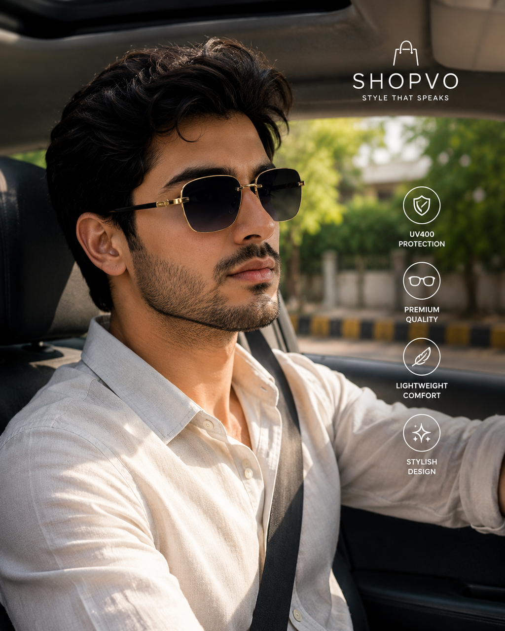 Classic Square Sunglasses