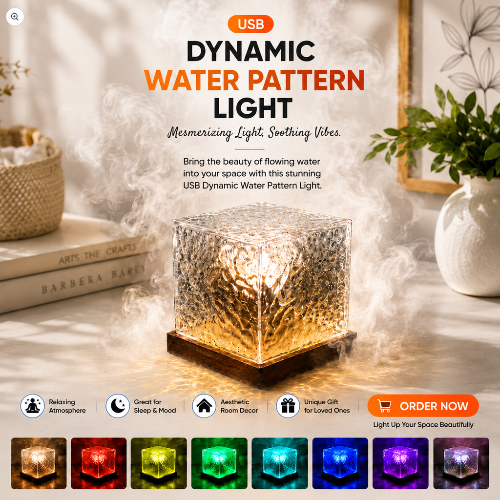 Dynamic Water Pattern Light