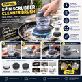 Scrubber with Soap Dispenser
