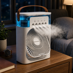 Portable Air Conditioner Fan 3-in-1 Desk Cooling Spray Fan