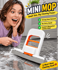 Mini Foldable Desktop Mop  Compact Hands-Free Cleaning Tool