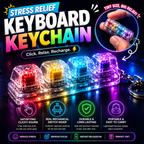 Keyboard Fidget Stress Relief Keychain