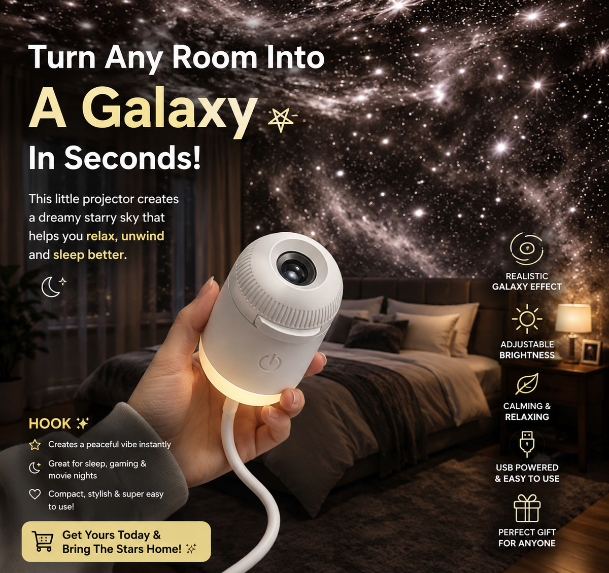 Mini Galaxy Projector