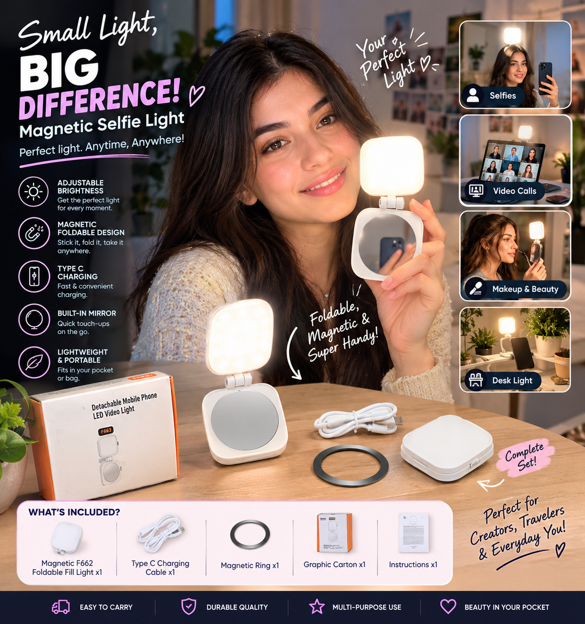 Magnetic Fill Light